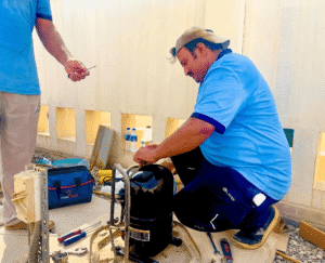 Central AC Repair work